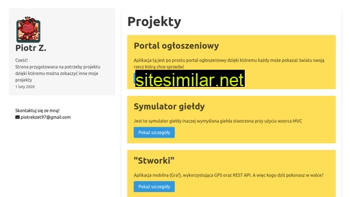 Piotr similar sites