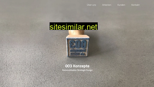 003konzepte.ch alternative sites