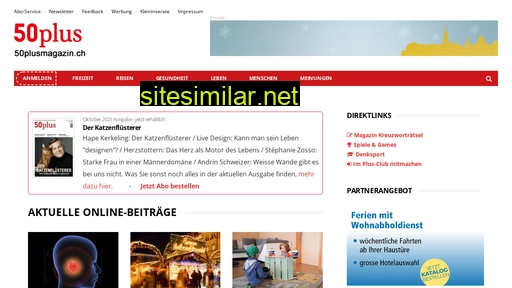 50plusmagazin.ch alternative sites