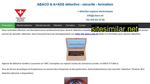 abaco-detective.ch alternative sites