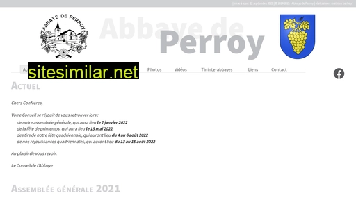 abbayedeperroy.ch alternative sites