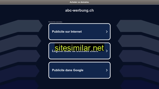 abc-werbung.ch alternative sites