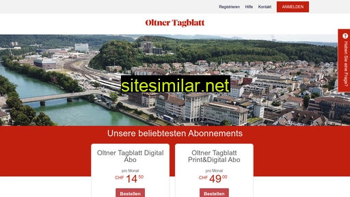 abo.oltnertagblatt.ch alternative sites
