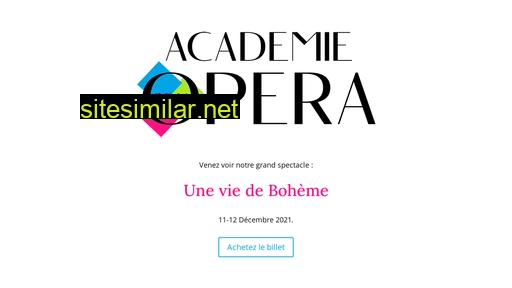 Academie-opera similar sites