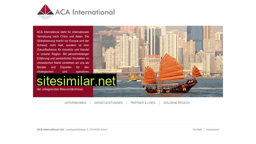 Aca-international-ag similar sites