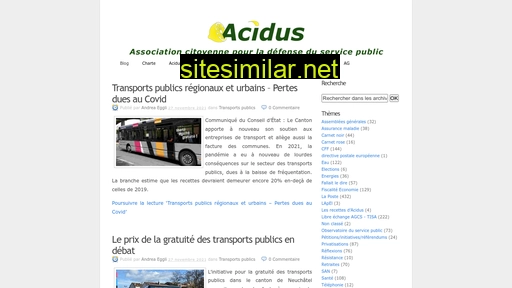 acidus.ch alternative sites