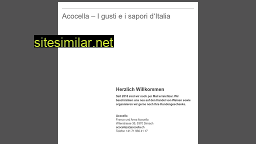 acocella.ch alternative sites
