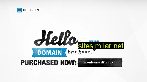 aconitum-stiftung.ch alternative sites
