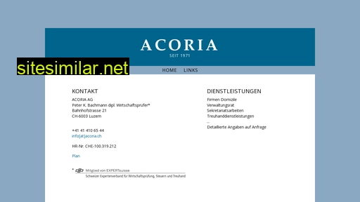 acoria.ch alternative sites