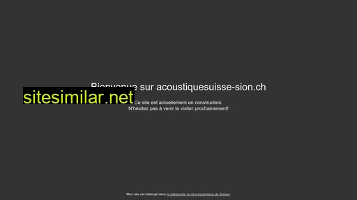 acoustiquesuisse-sion.ch alternative sites