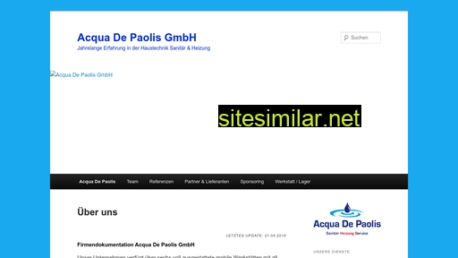 acquadepaolis.ch alternative sites