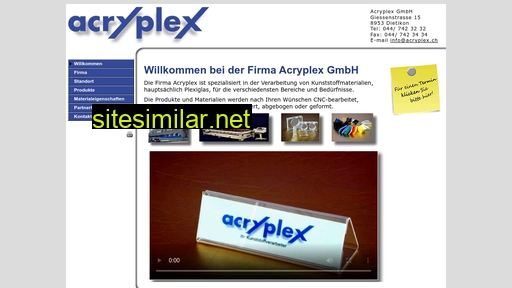 acryplex.ch alternative sites