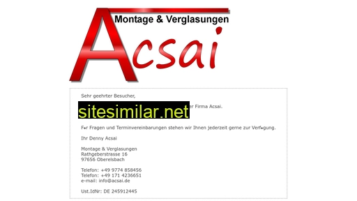 acsai.ch alternative sites