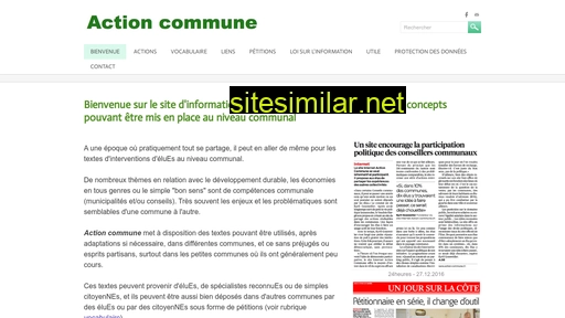 action-commune.ch alternative sites