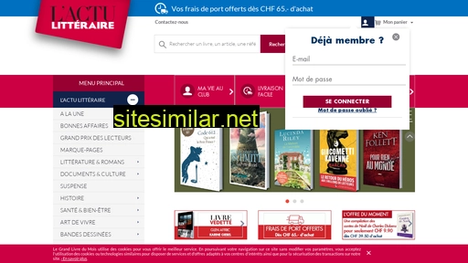 actualite-litteraire.ch alternative sites