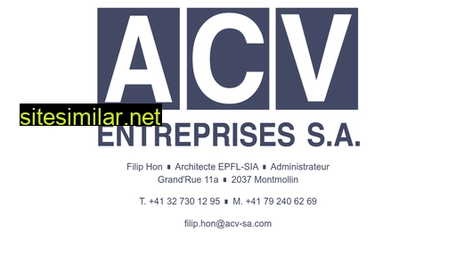 acv-sa.ch alternative sites