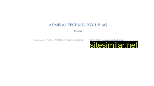admiraltechnology.ch alternative sites