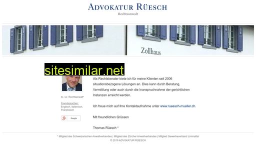 Advokatur-rueesch similar sites
