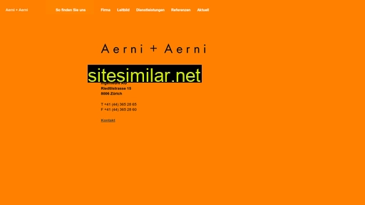 aerniaerni.ch alternative sites