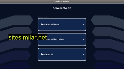 aero-resto.ch alternative sites