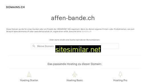 affen-bande.ch alternative sites