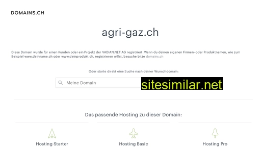 agri-gaz.ch alternative sites