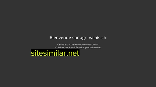 agri-valais.ch alternative sites