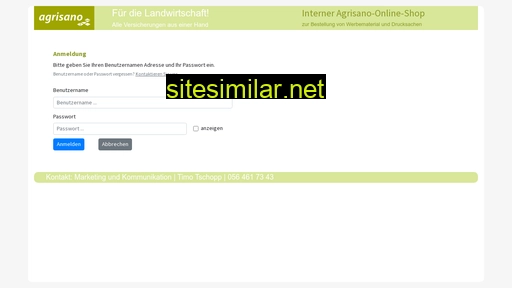 agrisano-shop.ch alternative sites