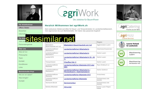 agriwork.ch alternative sites