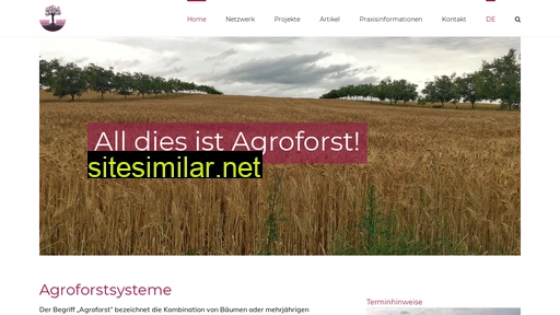 agroforst.ch alternative sites