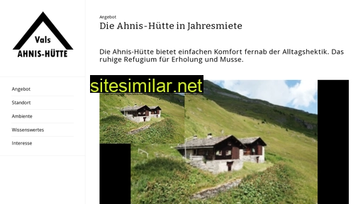 ahnis-huette.ch alternative sites