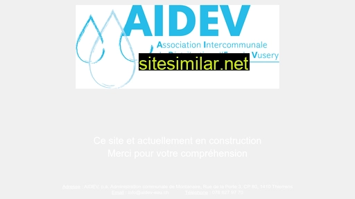 aidev-eau.ch alternative sites