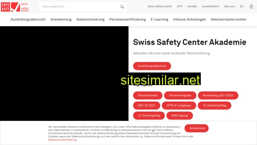 akademie.safetycenter.ch alternative sites