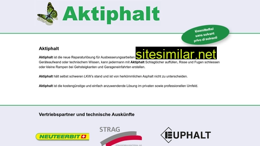 aktiphalt.ch alternative sites