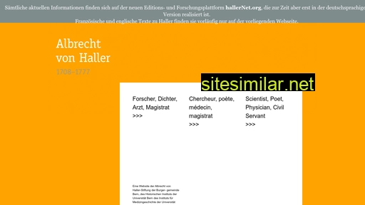 albrecht-von-haller.ch alternative sites