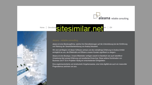 aleana.ch alternative sites