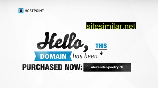 Alexander-poetry similar sites