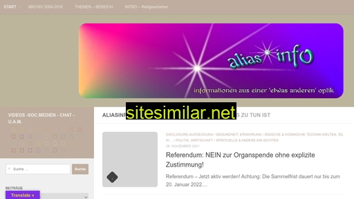 aliasinfo.ch alternative sites
