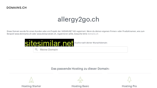 Allergy2go similar sites
