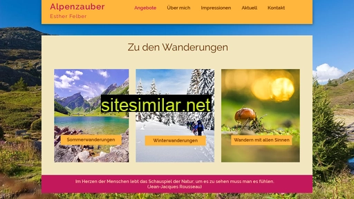 alpenzauber.ch alternative sites