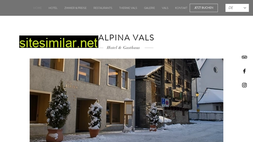 alpina-vals.ch alternative sites