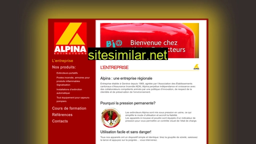 alpinaextincteurs.ch alternative sites
