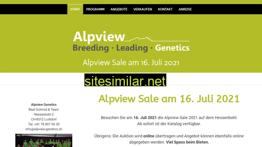 Alpview-genetics similar sites