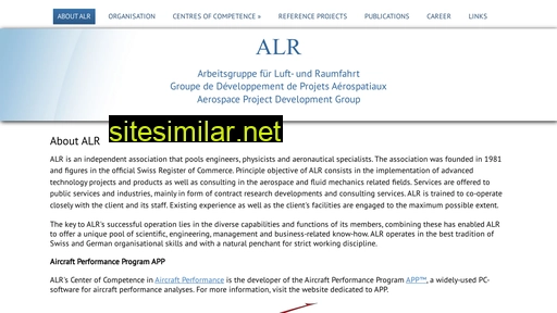 alr-aerospace.ch alternative sites