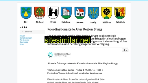 alterregionbrugg.ch alternative sites