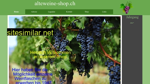 alteweine-shop.ch alternative sites