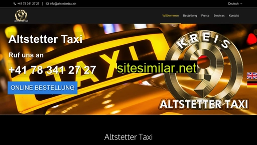 altstettertaxi.ch alternative sites