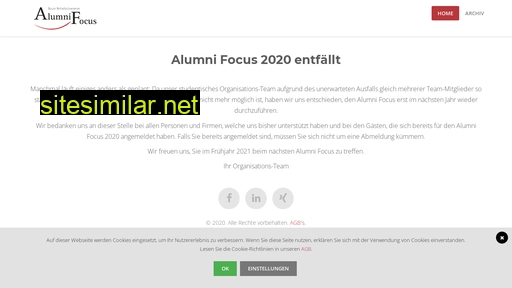 Alumni-focus similar sites