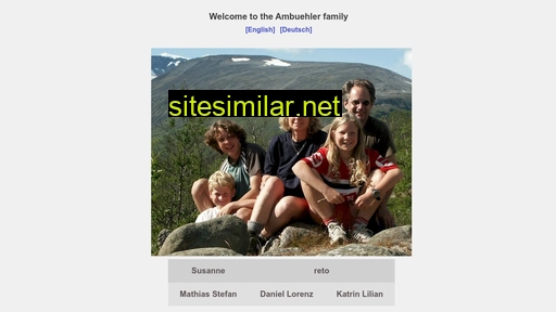 ambuehler.ch alternative sites