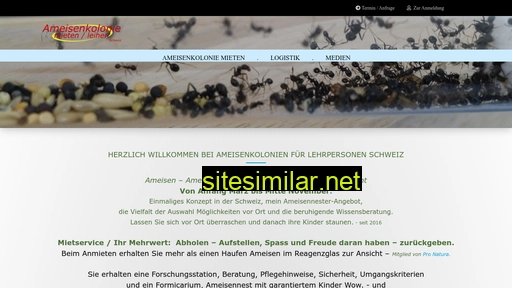 ameisenkolonie-mieten.ch alternative sites